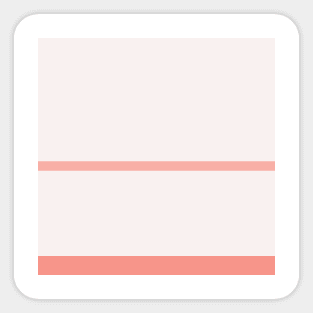 A fine dough of Very Light Pink, Light Pink, Pale Salmon and Peachy Pink stripes. Sticker